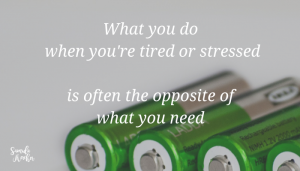tired or stressed